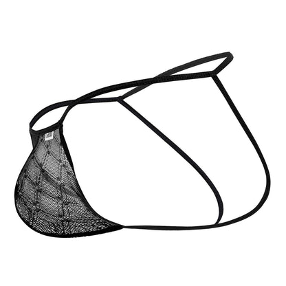 CandyMan - Micro Lace Jockstrap - Black