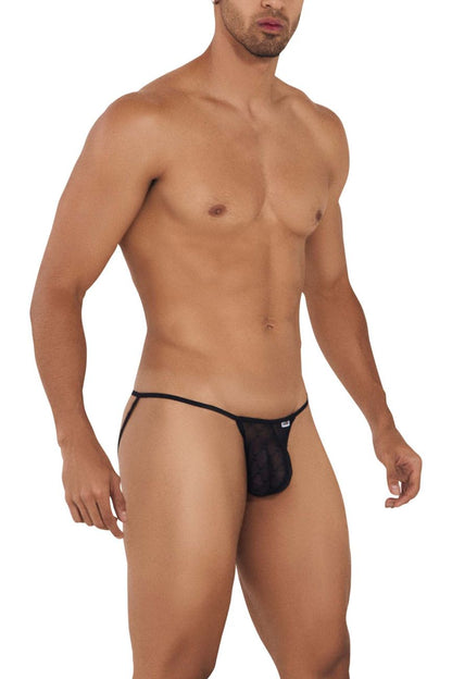 CandyMan - Micro Lace Jockstrap - Black