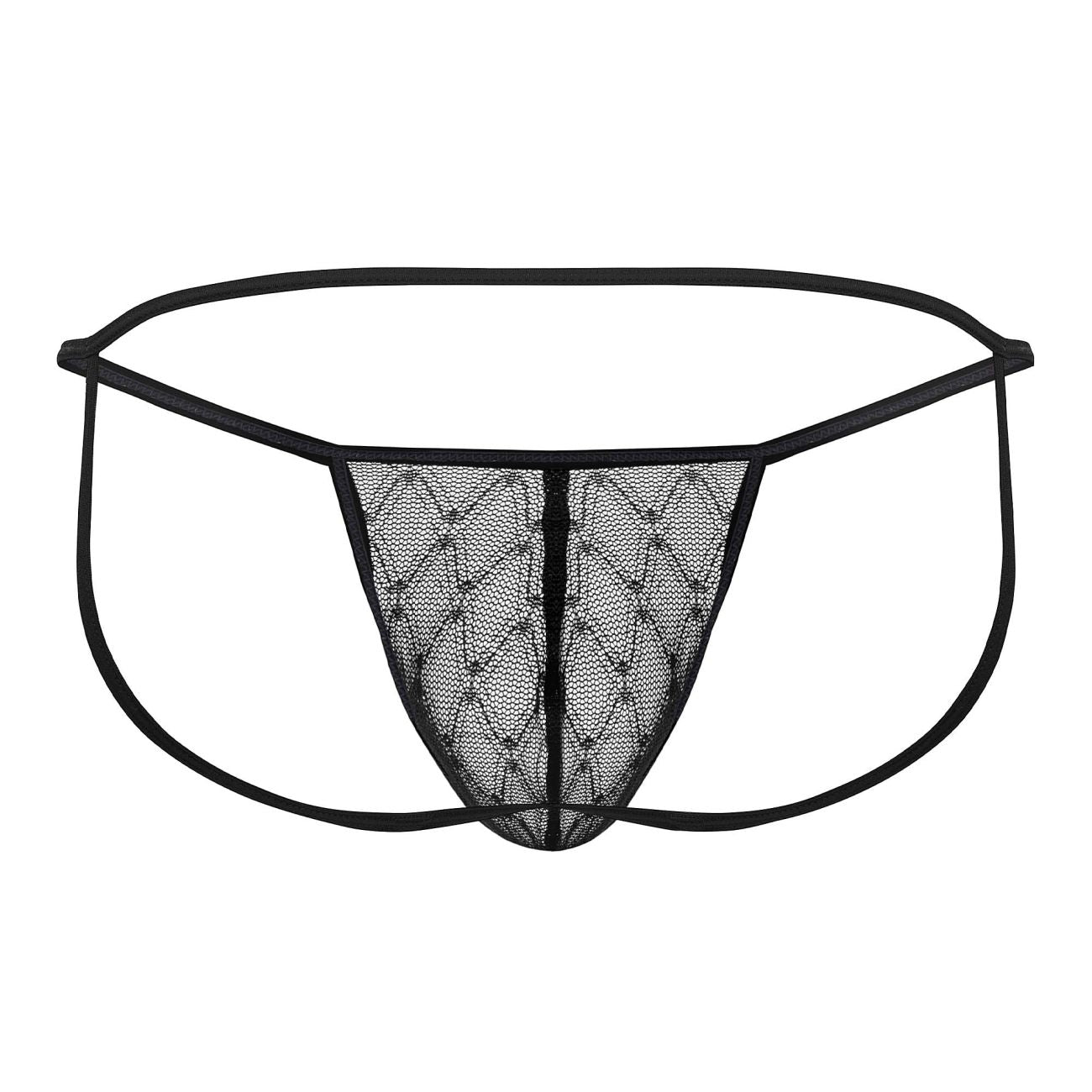 CandyMan - Micro Lace Jockstrap - Black