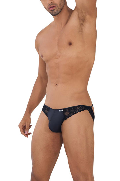 CandyMan - Lace Jockstrap - Black
