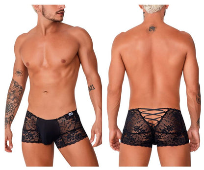 CandyMan - Lace Trunks - Black