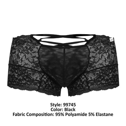 CandyMan - Lace Trunks - Black