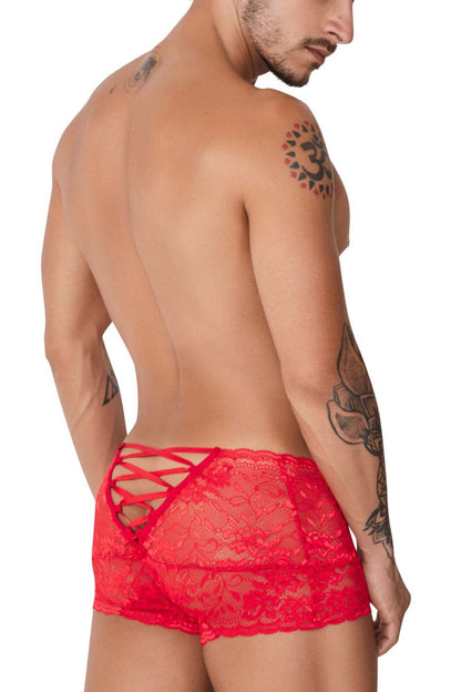CandyMan - Lace Trunks - Red
