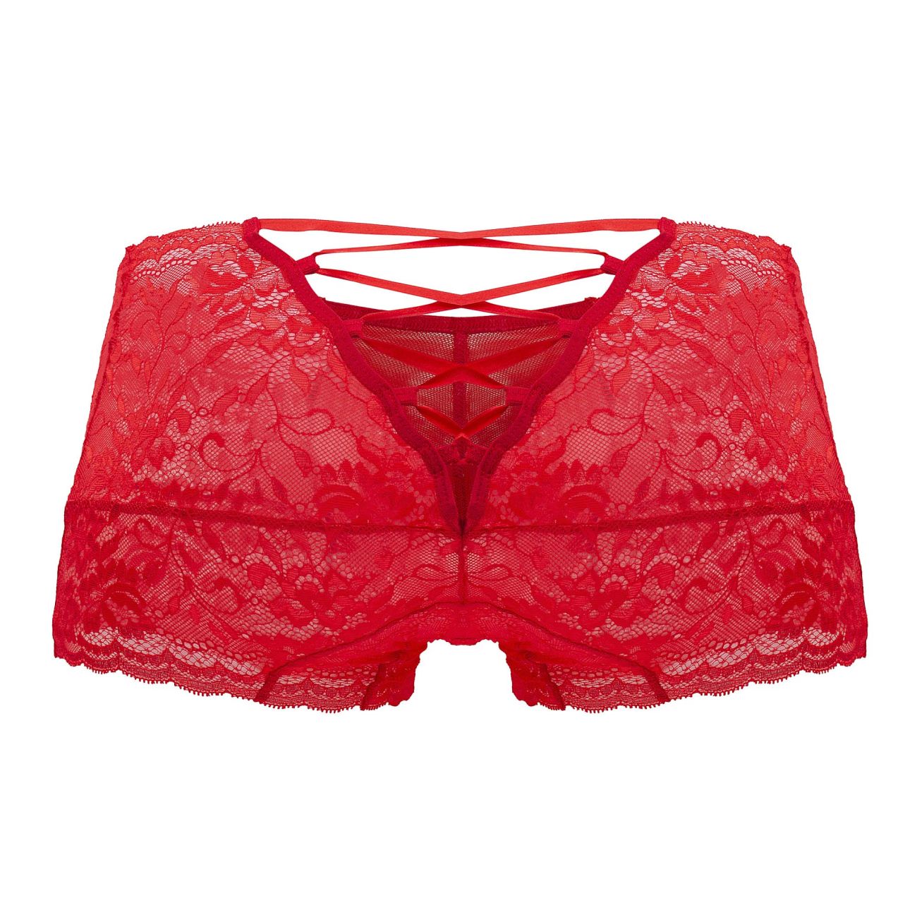 CandyMan - Lace Trunks - Red
