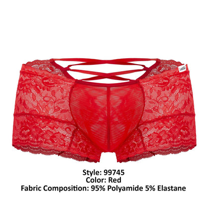 CandyMan - Lace Trunks - Red