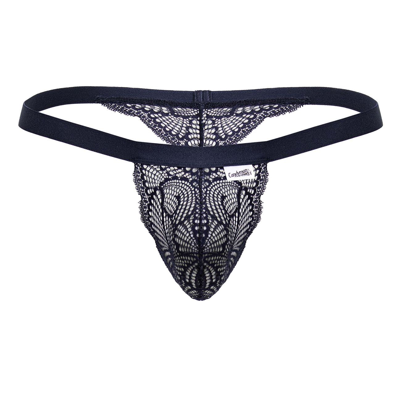 CandyMan Lace Thongs - Blue by CandyMan