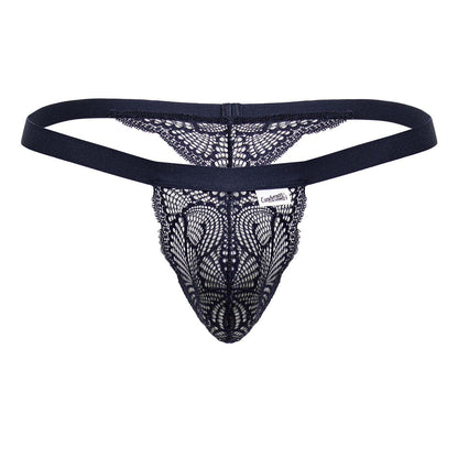 CandyMan Lace Thongs - Blue by CandyMan