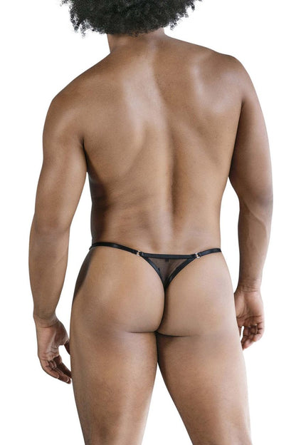 CandyMan Mesh Thong - Black by CandyMan