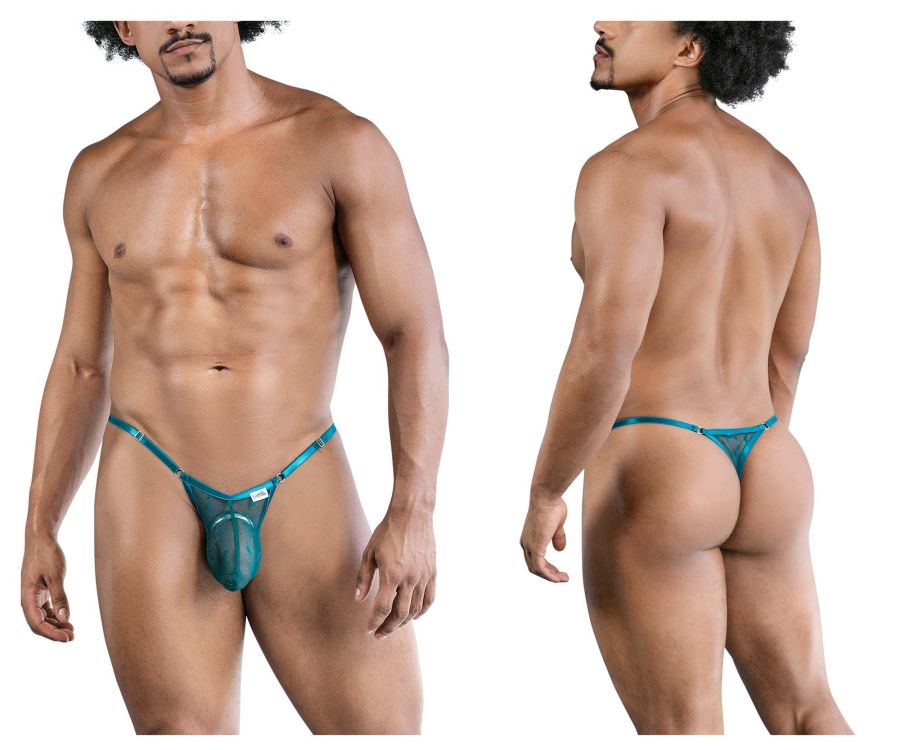 CandyMan Mesh Thong - Green by CandyMan