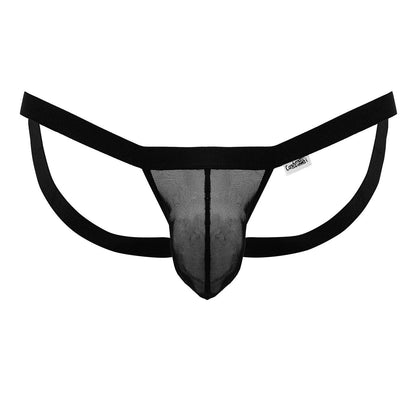 CandyMan Mesh Basic Thong - Black by CandyMan
