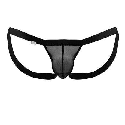 CandyMan Mesh Basic Thong - Black by CandyMan