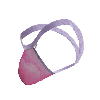 CandyMan - Mesh Thongs - Hot Pink