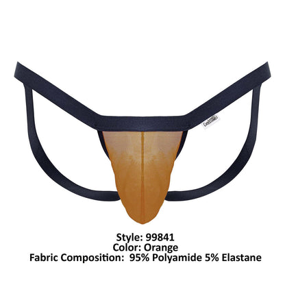 CandyMan - Mesh Thongs - Orange