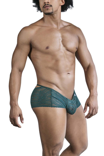 CandyMan Booty Lace Trunks - Green by CandyMan