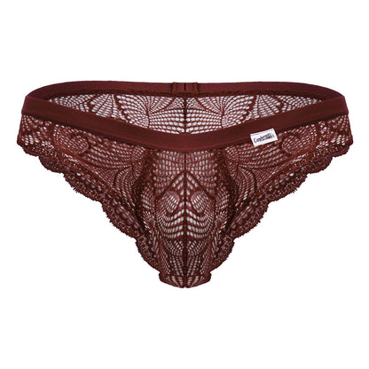 CandyMan - Lace Briefs - Wine