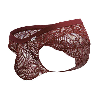 CandyMan - Lace Briefs - Wine