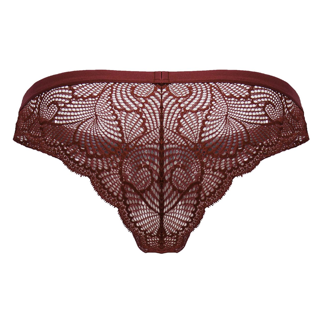 CandyMan - Lace Briefs - Wine