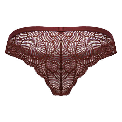 CandyMan - Lace Briefs - Wine