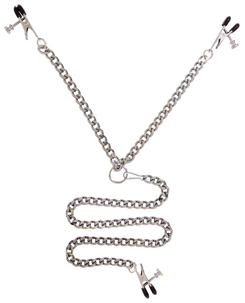 Spartacus Y-Style Broad Tip Nipple Clamps & Clit Clamp by Spartacus