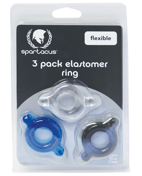 Spartacus Elastomer Cock Ring Set by Spartacus
