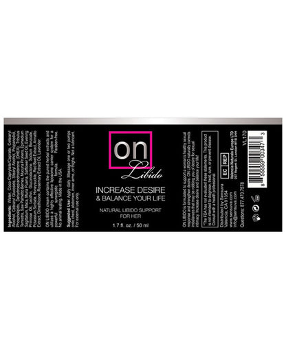 ON Libido for Her Increased Desire by Sensuva Valencia Naturals