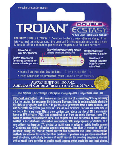 Trojan Double Ecstasy Condom by Paradise Marketing