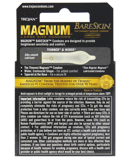 Trojan Magnum Bareskin Condoms by Paradise Marketing
