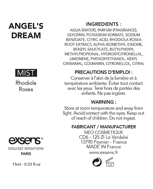 EXSENS of Paris Endorphins Booster - 15 ml Angels Dream by Technic/néo Cosmetique