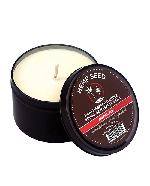 Earthly Body Suntouched Hemp Candle - 6 Oz Round Tin