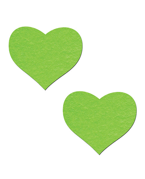 Pastease Premium Heart - Glow in the Dark Green O/S by Pastease