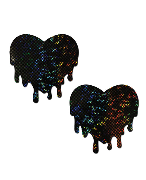Pastease Premium Melty Heart - Black O/S by Pastease