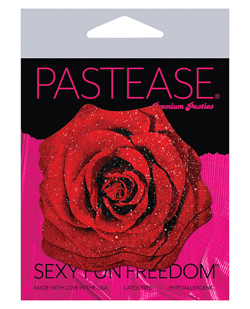 Pastease Premium Glitter Velvet Blooming Rose - O/s by Pastease
