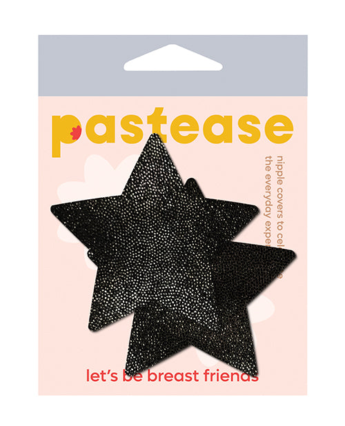 Pastease Premium Glitter Star - Black O/S