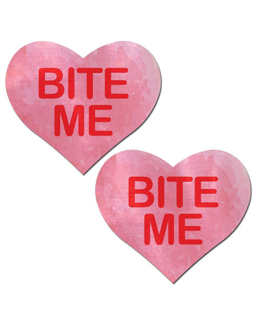 Pastease Premium Bite Me Heart - Pink/Red O/S