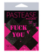 Pastease Premium Fuck You Pay Me Cross - Black/Pink O/S