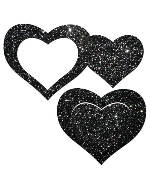 Pastease Glitter Peek A Boob Hearts