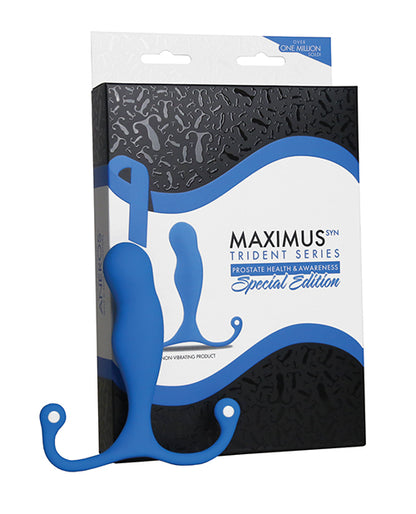Aneros Maximus Syn Trident Special Edition Prostate Stimulator - Blue by High Island Health-aneros