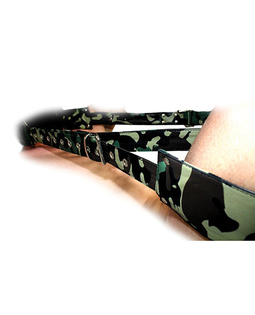 Sensual Sin Leather Adjustable Travel Sling - Camo by Atlantas Products Ltd Uk