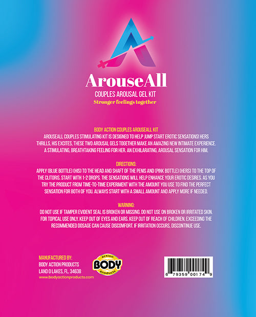 Couples Arouseall Tingle Kit by Body Action Products