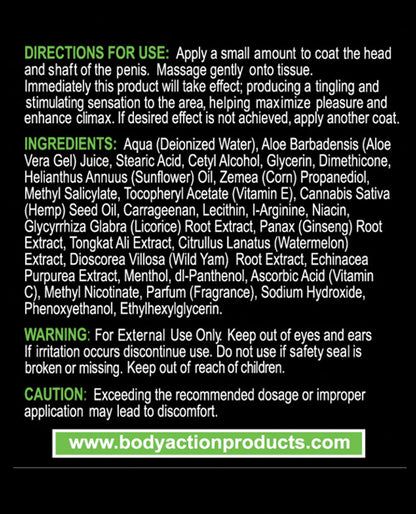 Hempleasure - .5 Oz Bottle by Body Action Products
