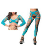 Beverly Hills Naughty Girl Crotchless Side Straps Leggings O/s