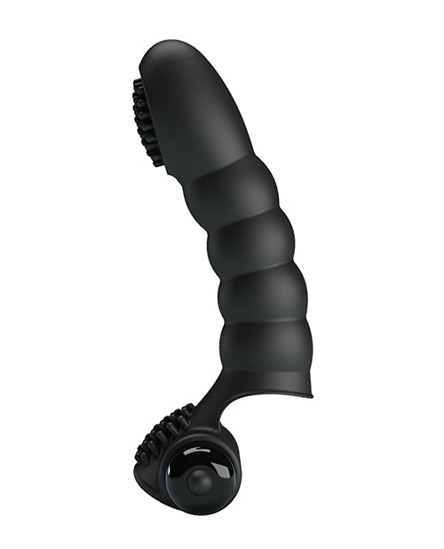 Pretty Love Alexander Finger Vibe - Black by Liaoyang Baile Health Care Produ