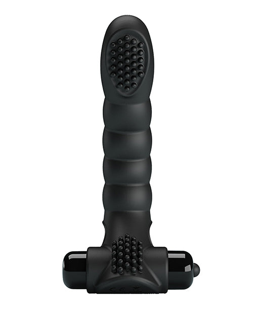 Pretty Love Alexander Finger Vibe - Black by Liaoyang Baile Health Care Produ