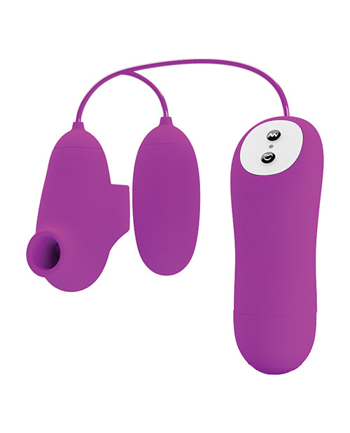 Pretty Love Suction & Vibro Bullets - Fuchsia by Liaoyang Baile Health Care Produ