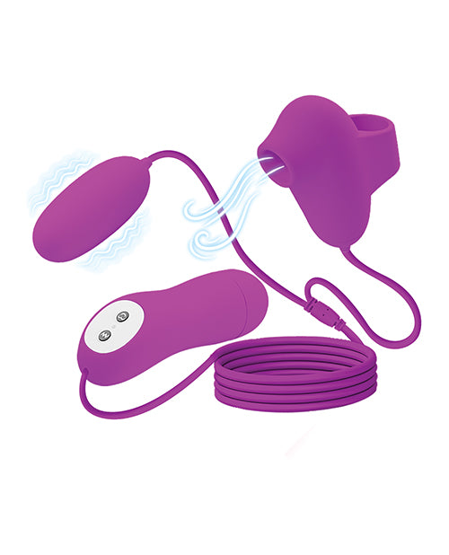Pretty Love Suction & Vibro Bullets - Fuchsia by Liaoyang Baile Health Care Produ