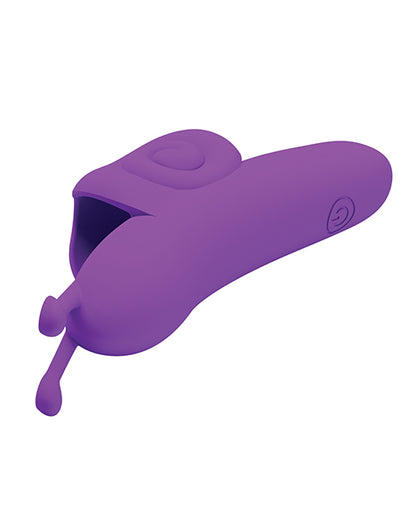 Pretty Love Snail Honey Finger Vibe - Purple by Liaoyang Baile Health Care Produ