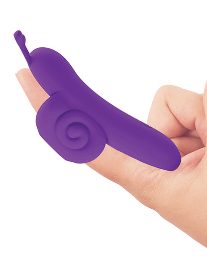 Pretty Love Snail Honey Finger Vibe - Purple by Liaoyang Baile Health Care Produ