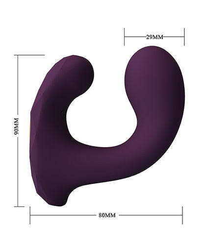 Pretty Love Billy Vibrating Dual Stimulator - Purple