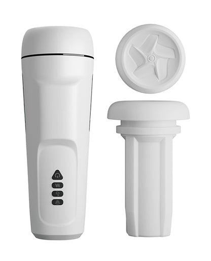 Pretty Love Sienna Sucking & Vibrating Masturbator - White by Liaoyang Baile Health Care Produ