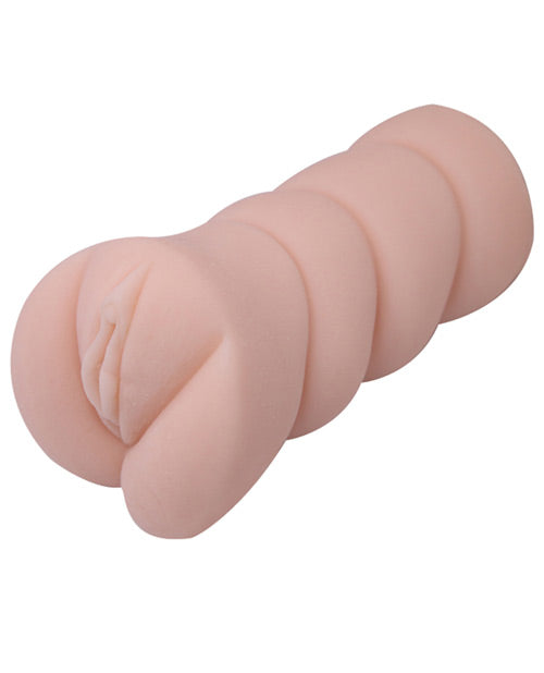Crazy Bull No Lube Vagina Masturbator Sleeve - Ivory by Liaoyang Baile Health Care Produ